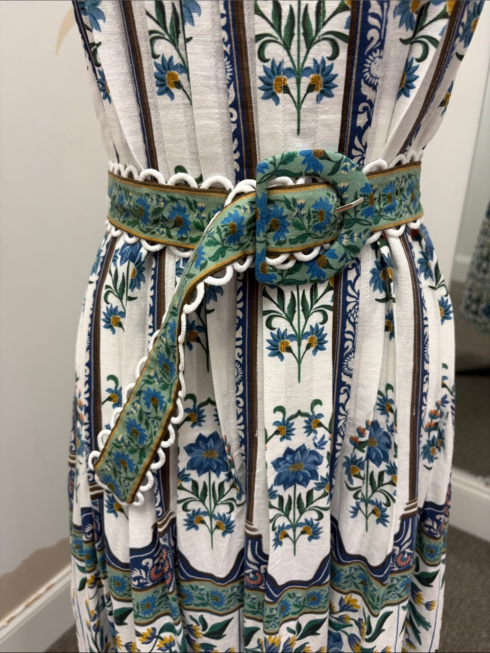 Farm Rio Sleeveless Floral Print Maxi Dress - Picture 3 of 3